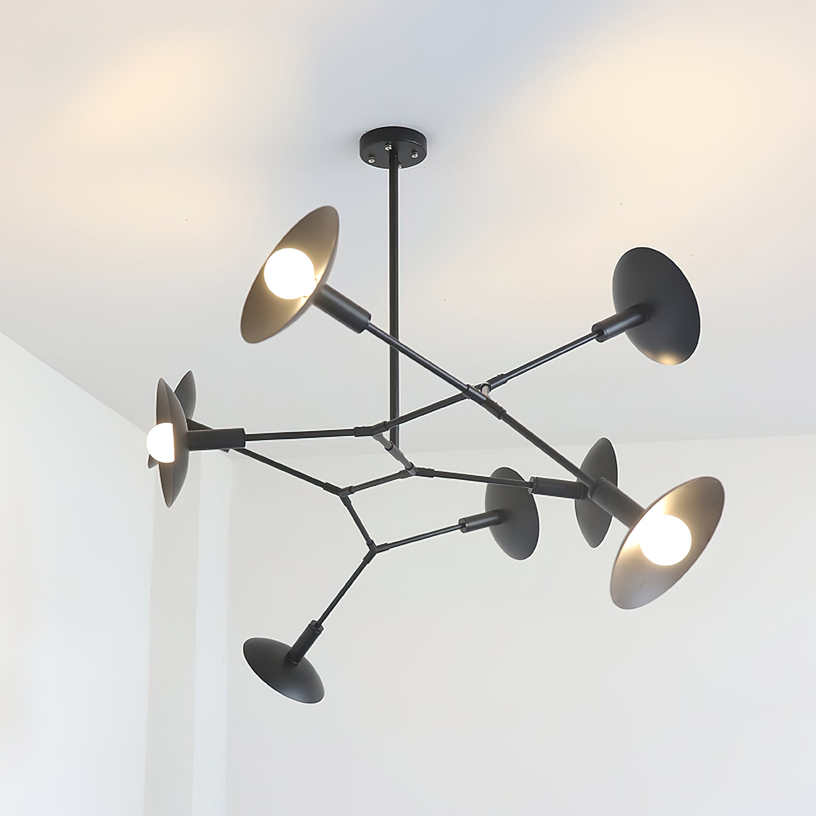Tinduvyo Modern Minimalist Metal Glass Chandelier