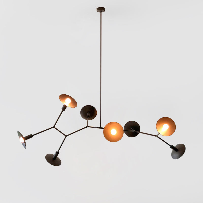Tinduvyo Modern Minimalist Metal Glass Chandelier
