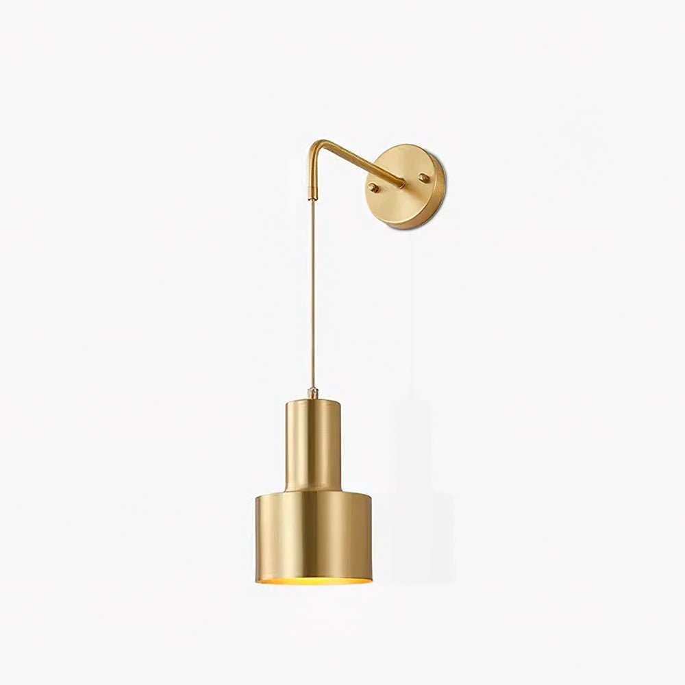Alvina Modern Minimalist Brass Wall Light-Neutral Decor
