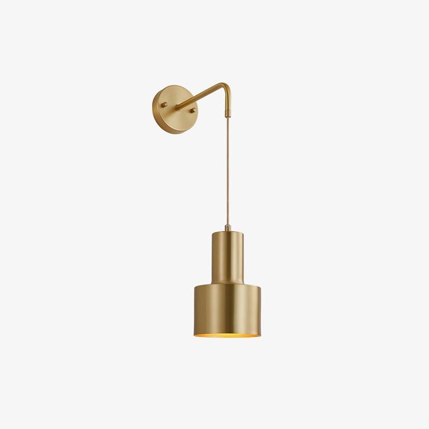 Alvina Modern Minimalist Brass Wall Light-Neutral Decor