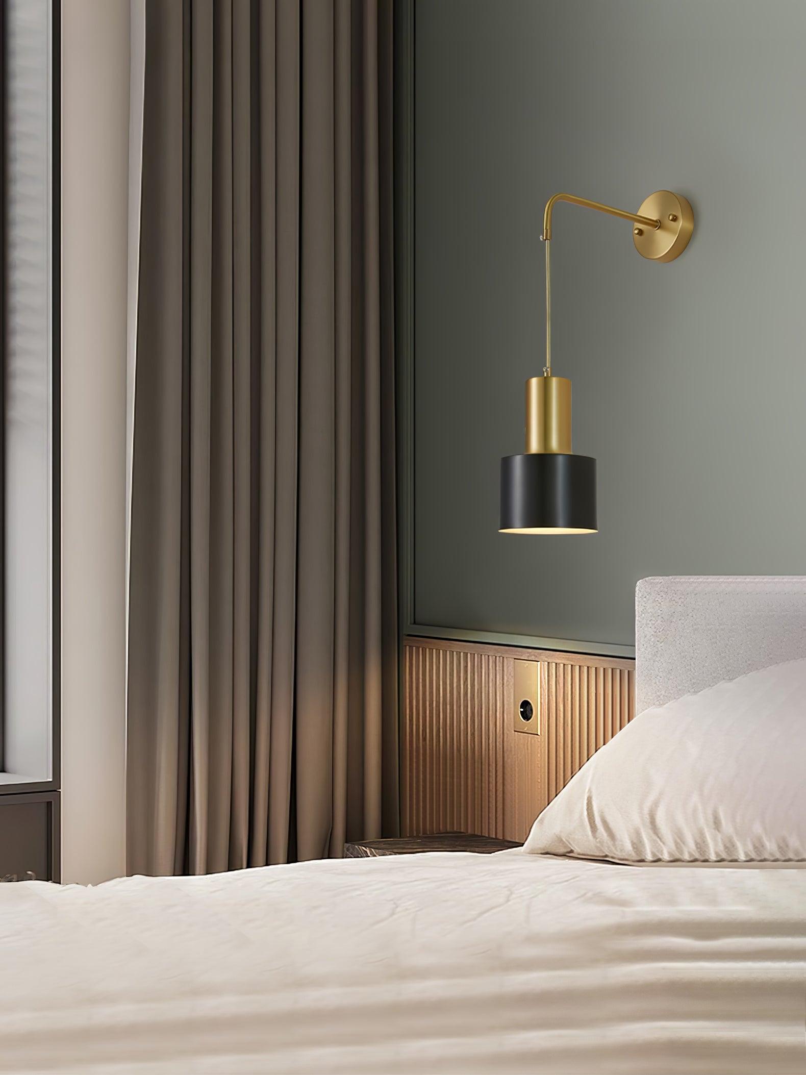Alvina Modern Minimalist Brass Wall Light-Neutral Decor