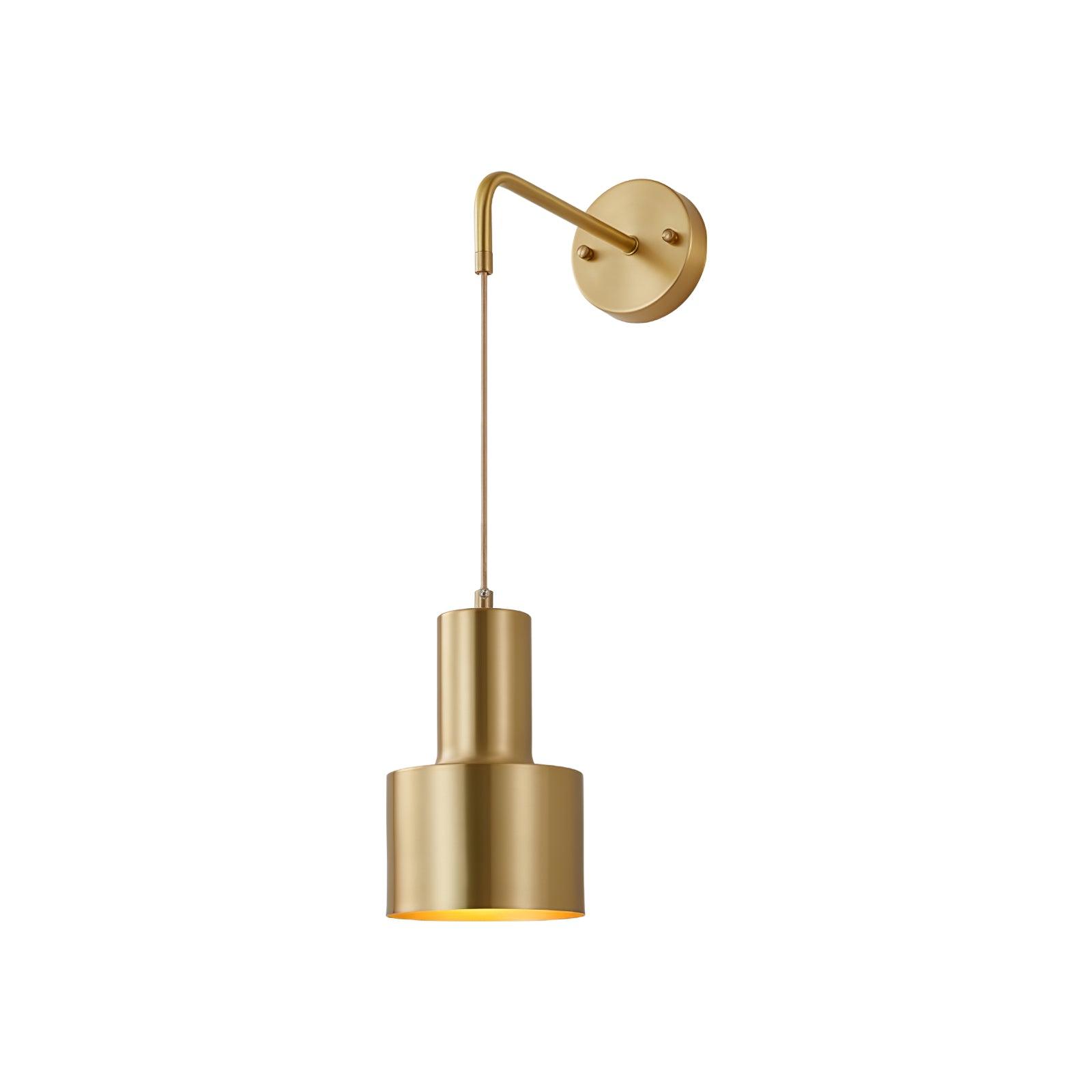 Alvina Modern Minimalist Brass Wall Light-Neutral Decor