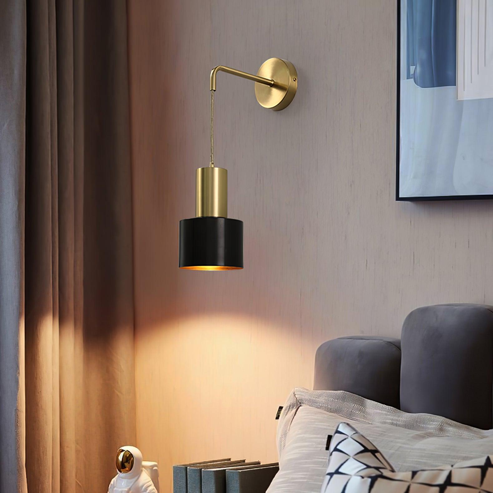 Alvina Modern Minimalist Brass Wall Light-Neutral Decor