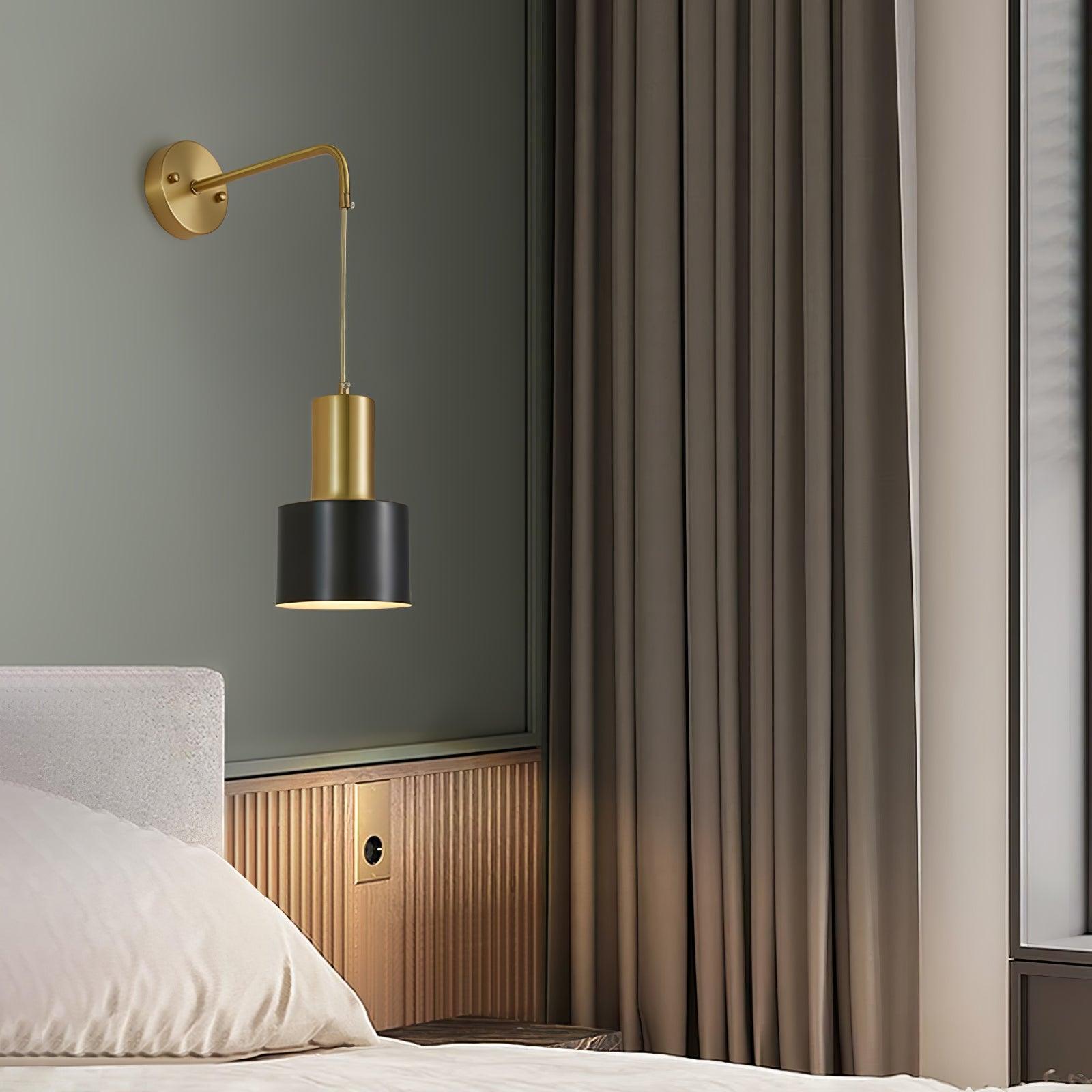 Alvina Modern Minimalist Brass Wall Light-Neutral Decor