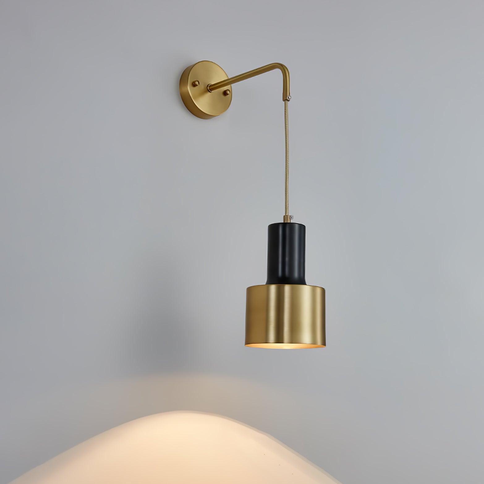 Alvina Modern Minimalist Brass Wall Light-Neutral Decor