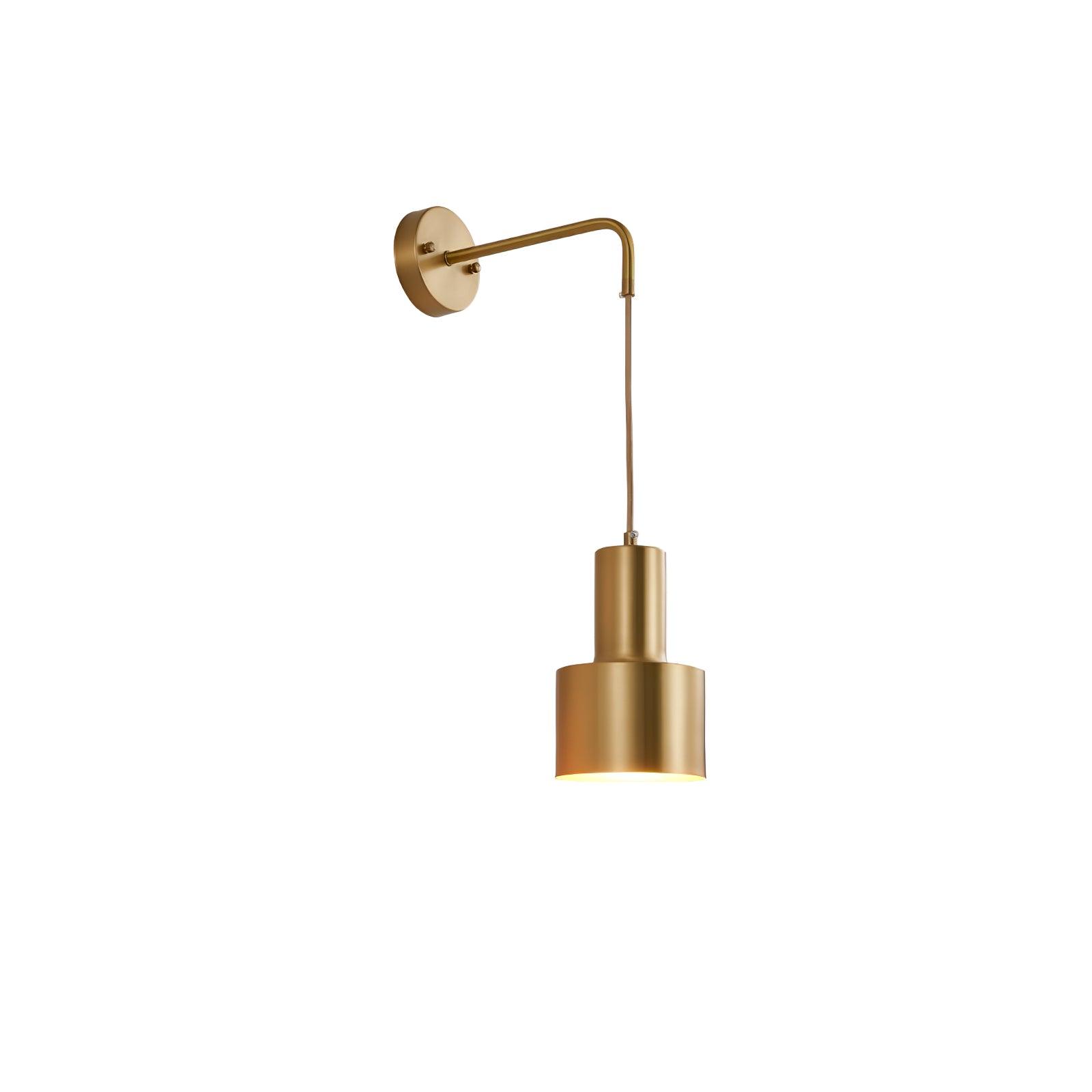 Alvina Modern Minimalist Brass Wall Light-Neutral Decor