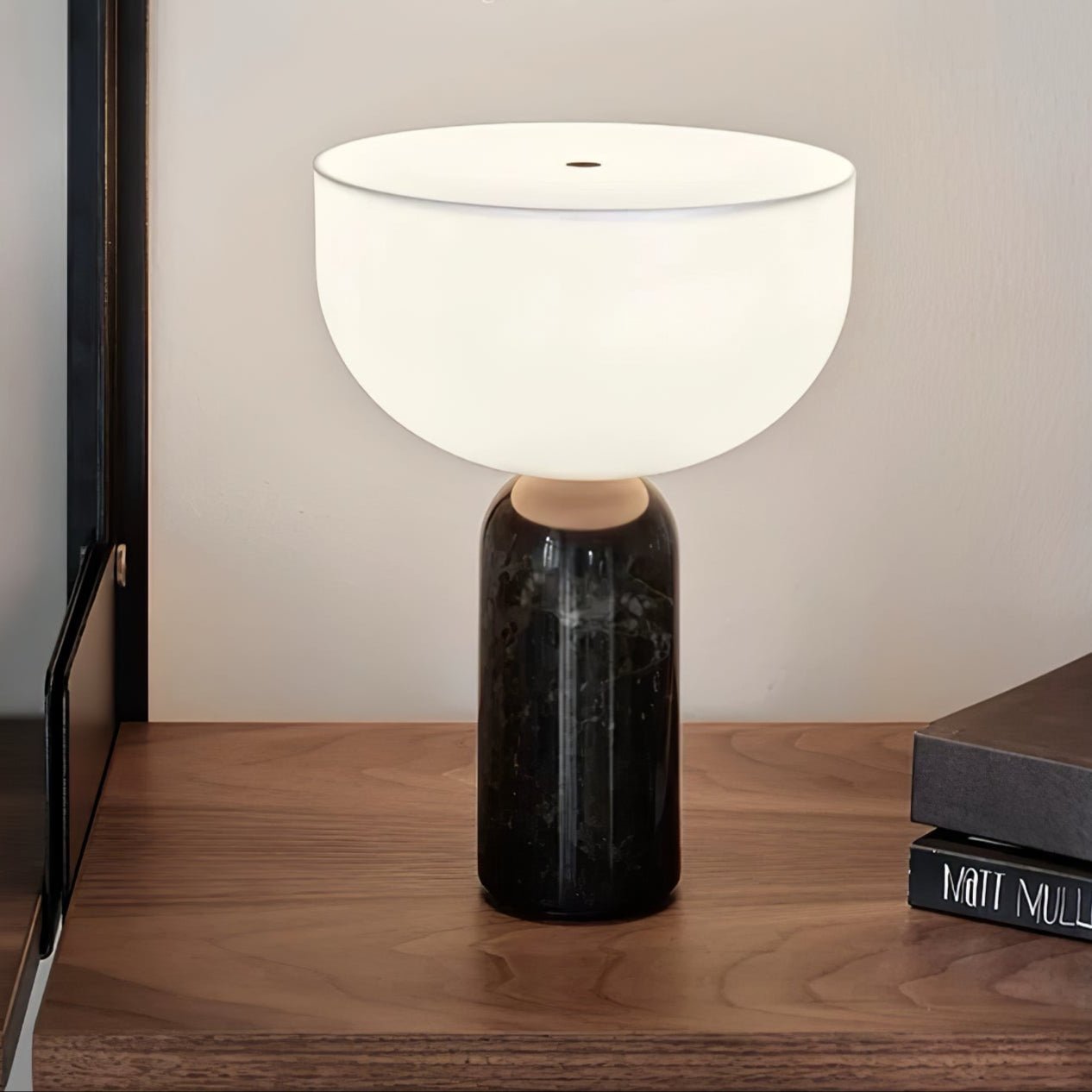 Vicky Minimalist Marble Table Lamp-Neutral Decor