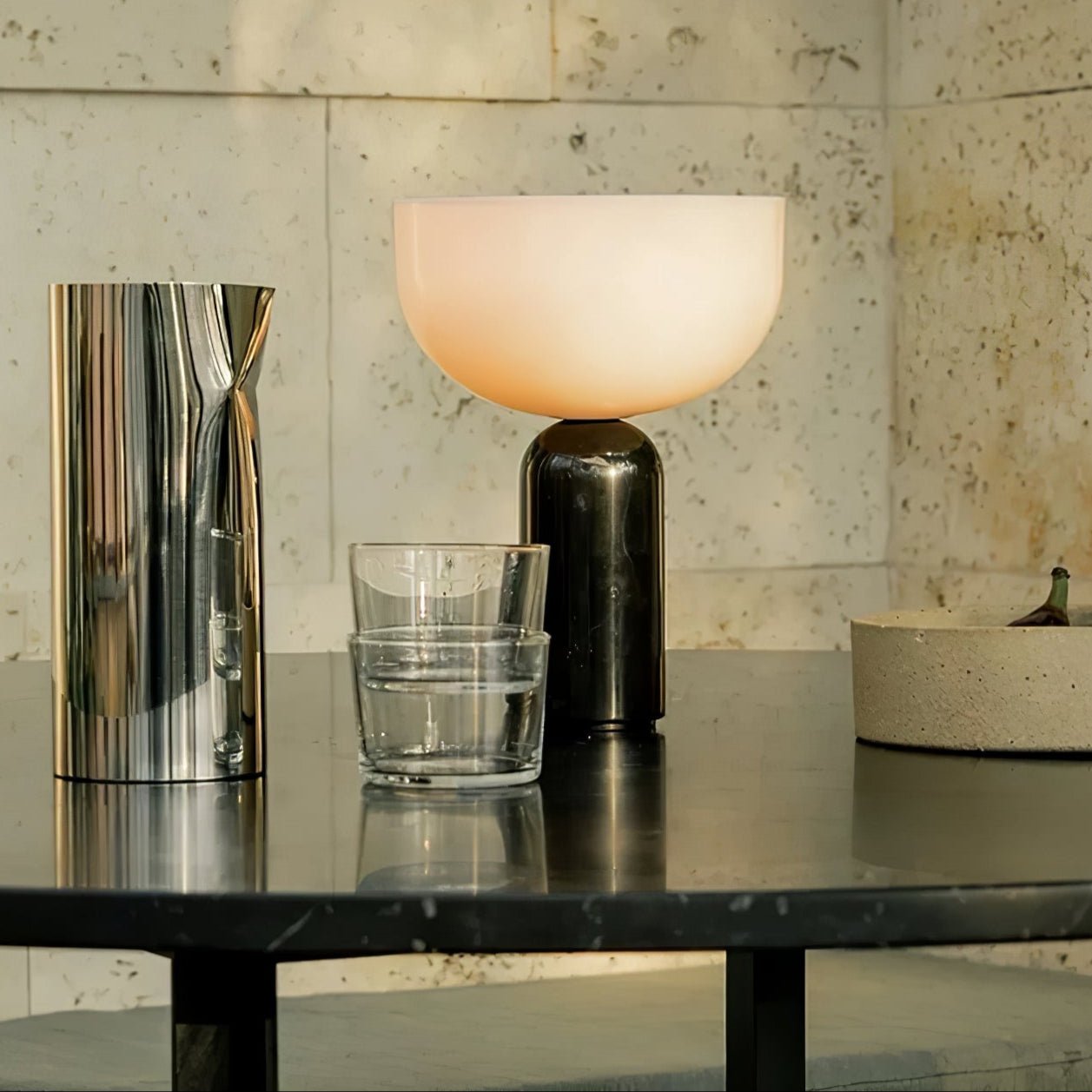 Vicky Minimalist Marble Table Lamp-Neutral Decor