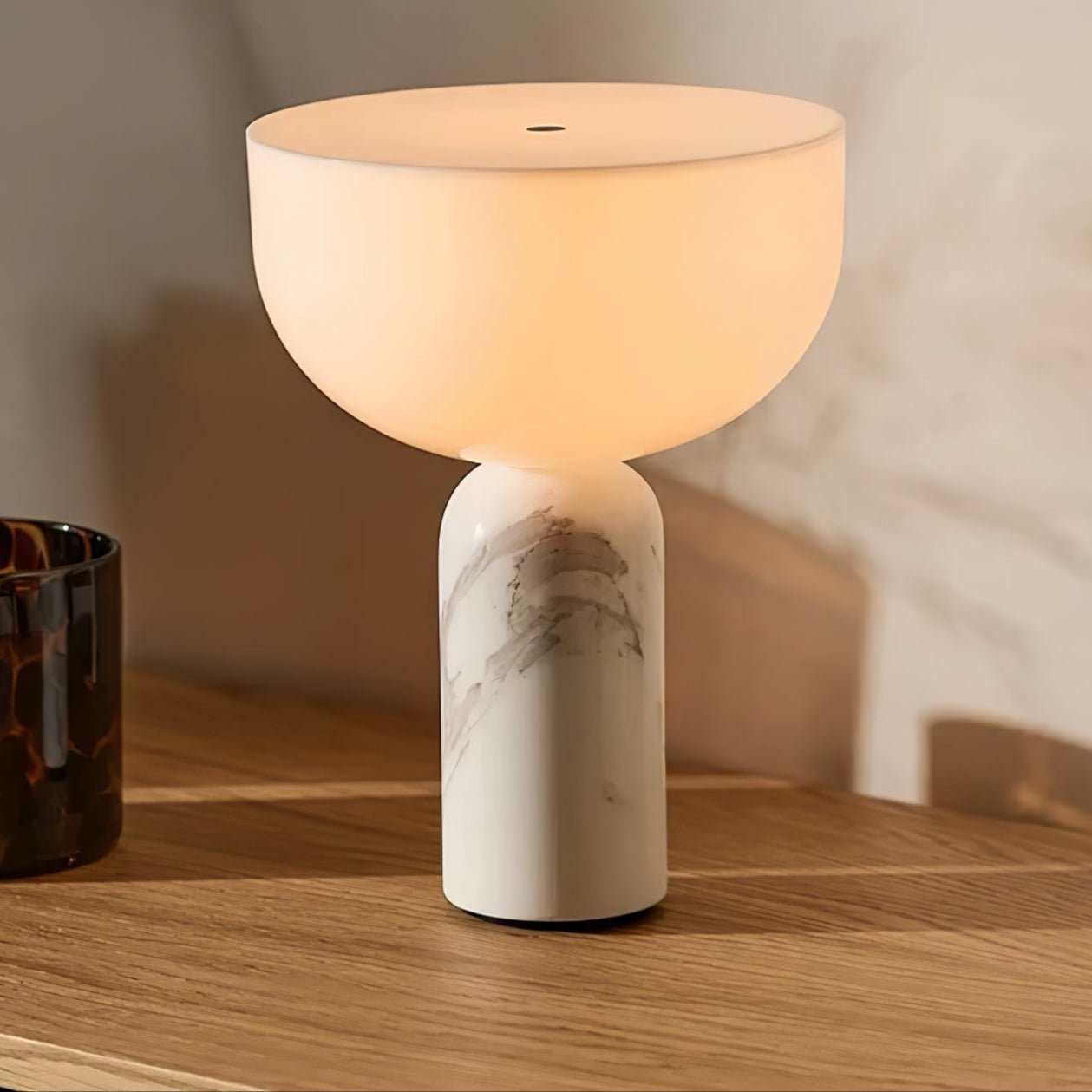 Vicky Minimalist Marble Table Lamp-Neutral Decor