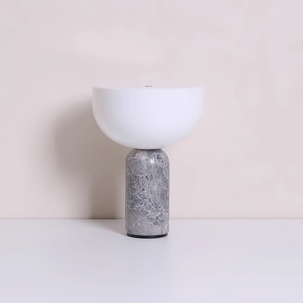 Vicky Minimalist Marble Table Lamp-Neutral Decor