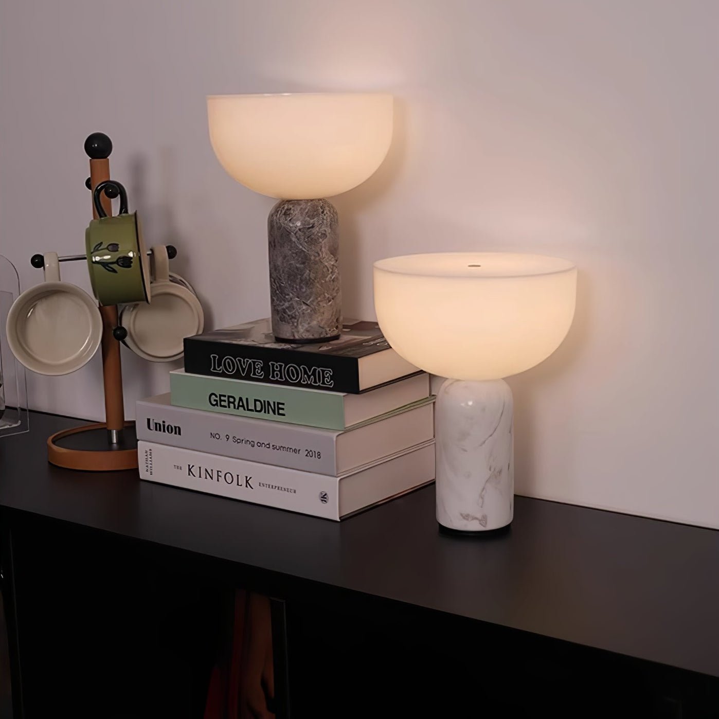 Vicky Minimalist Marble Table Lamp-Neutral Decor