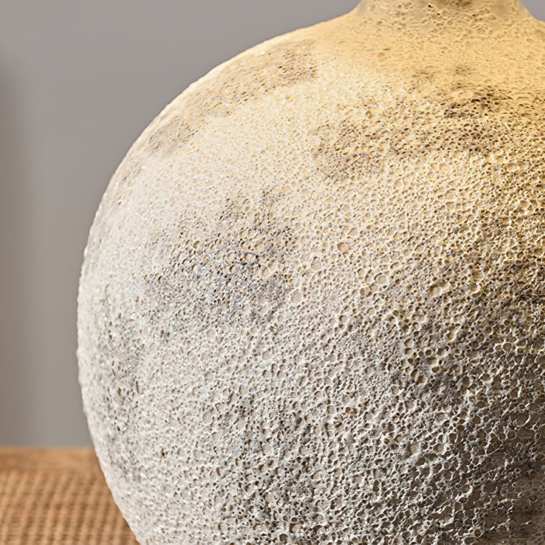 Riona Natural Fabric Ceramics Table Lamp-Neutral Decor