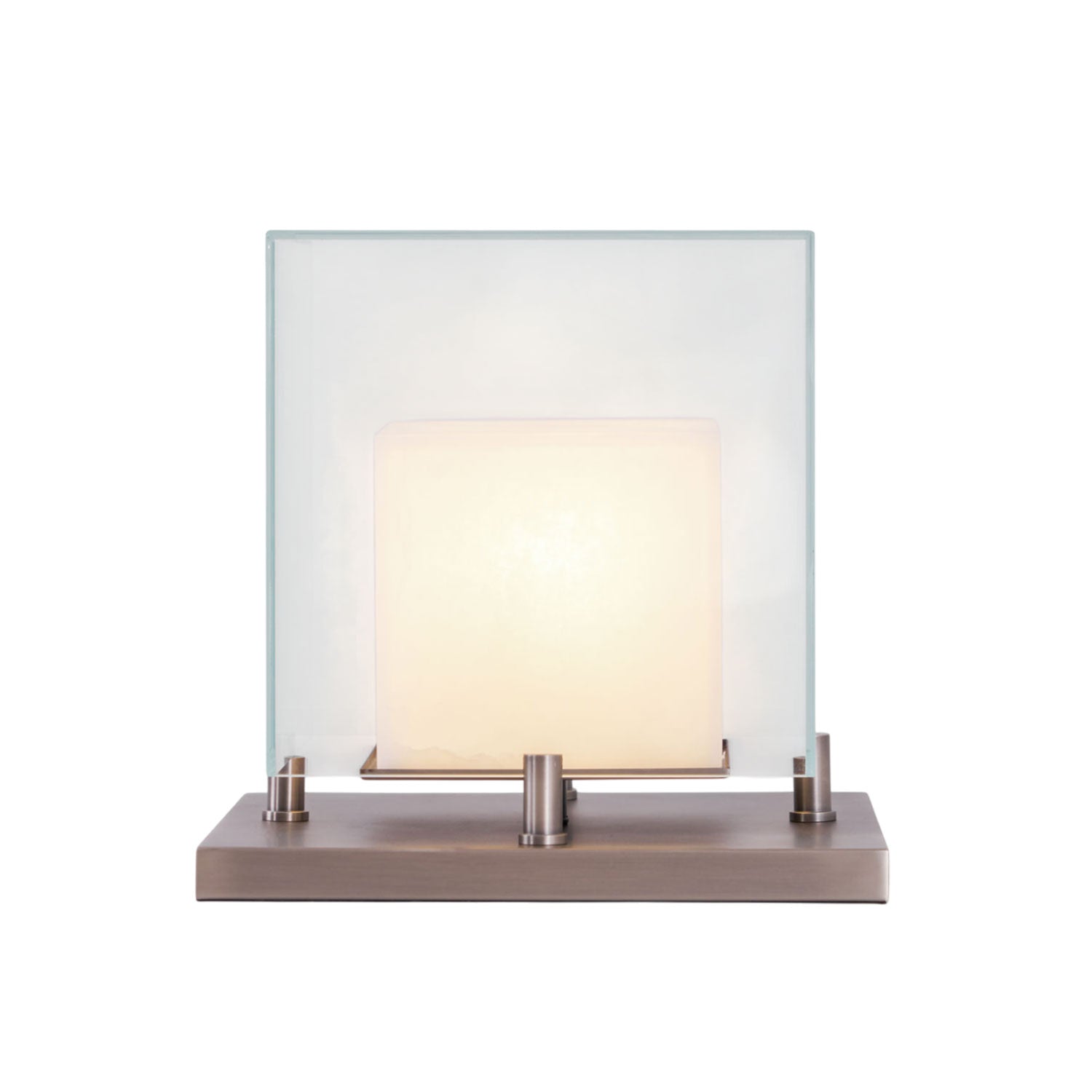 Cubo Alabaster Table Lamp-Neutral Decor