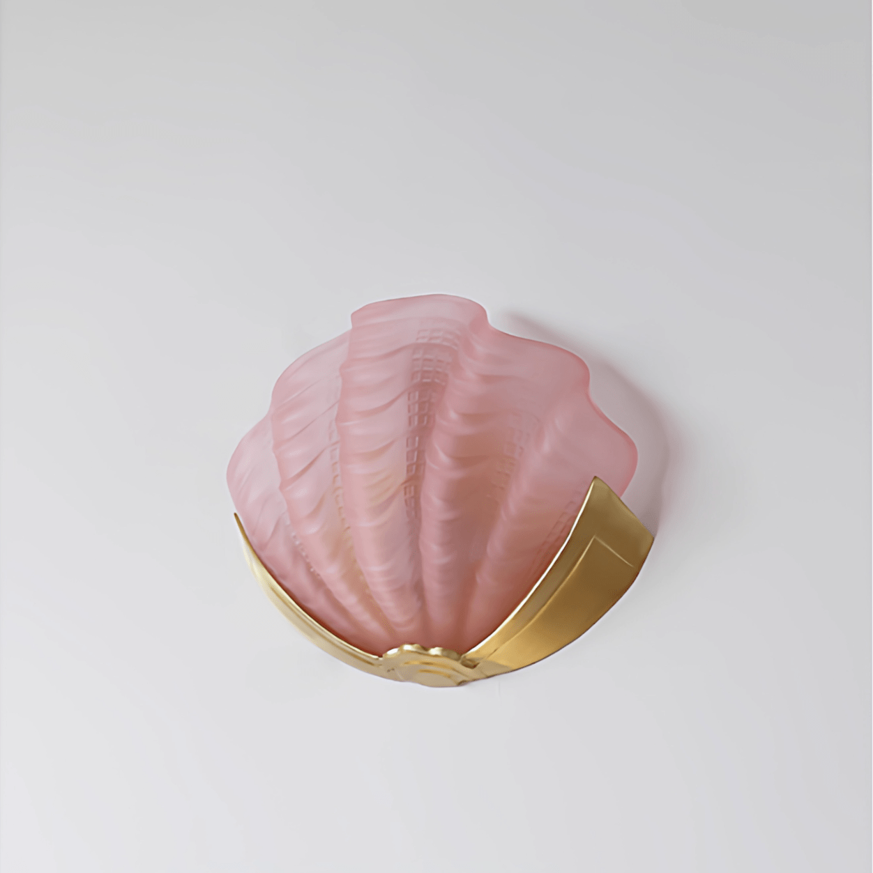 Nico Art Deco Glass Scallop Wall Light-Neutral Decor