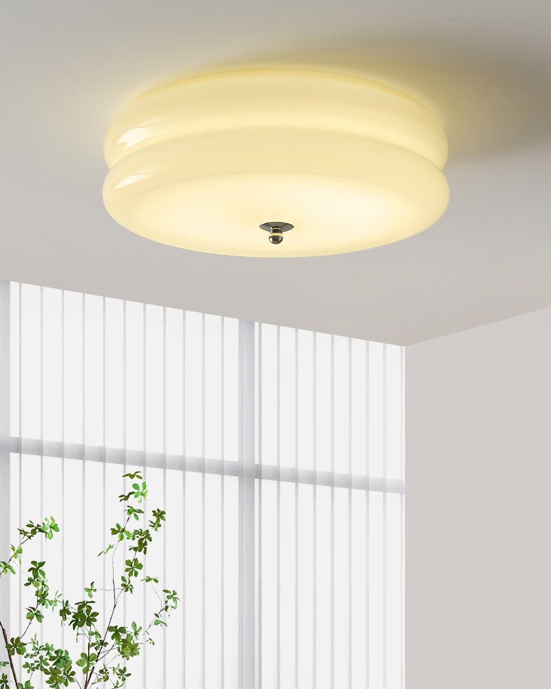 Lustra Ceiling Light Art Deco Vintage Glass-Neutral Decor