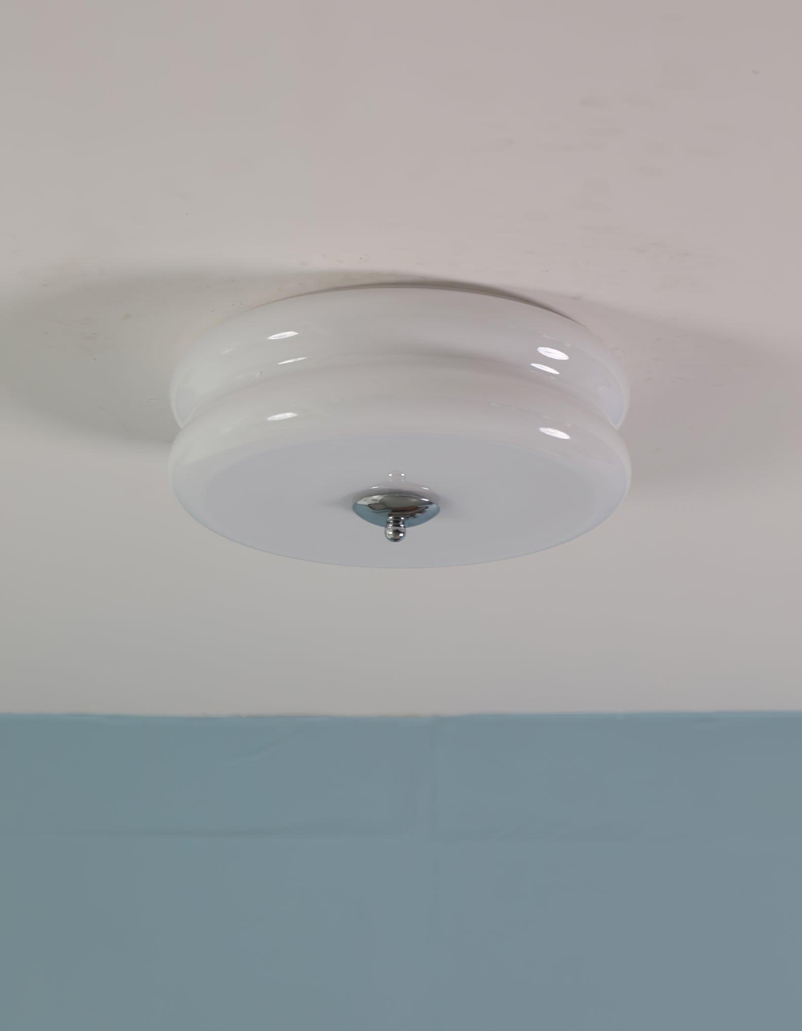 Lustra Ceiling Light Art Deco Vintage Glass-Neutral Decor