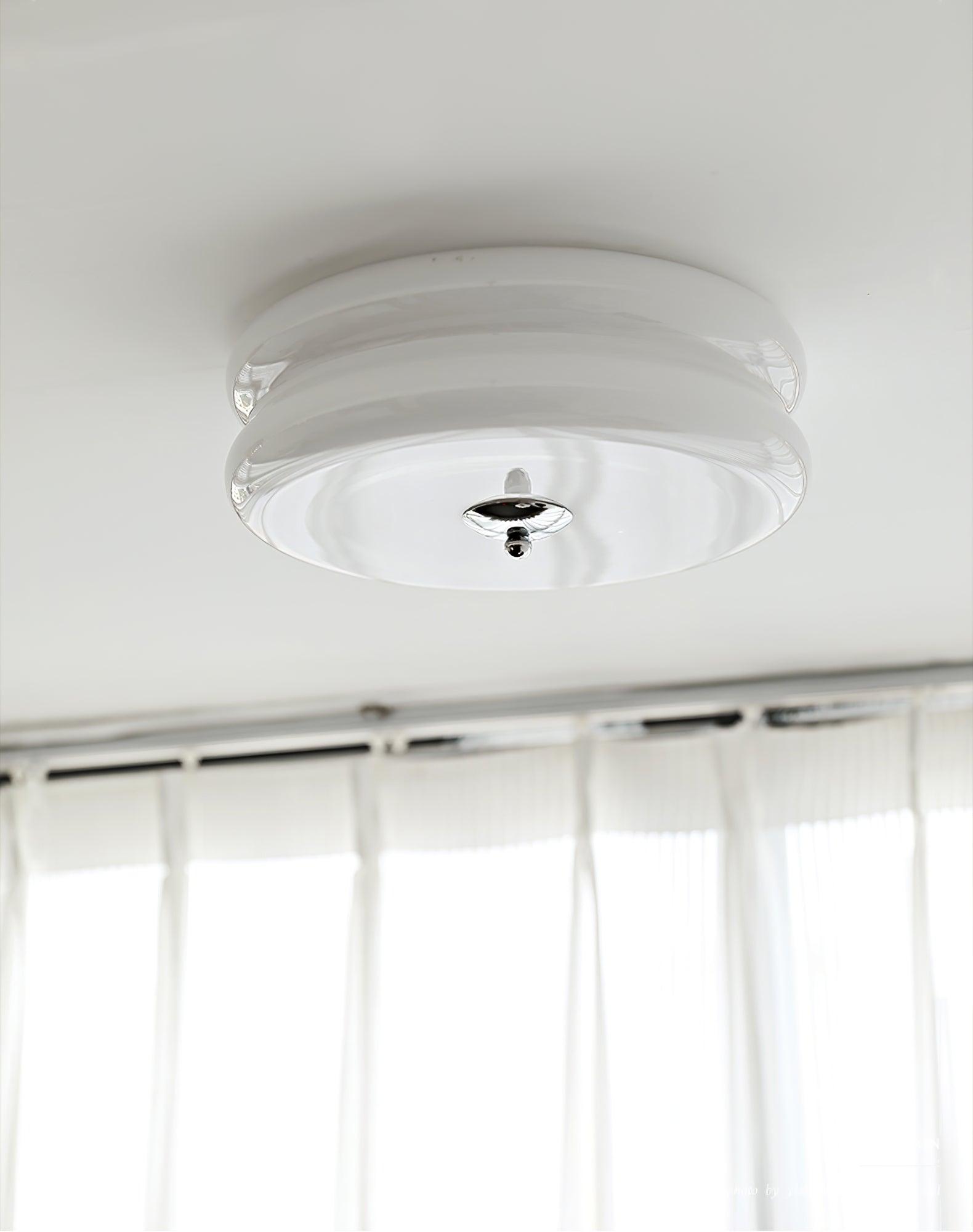Lustra Ceiling Light Art Deco Vintage Glass-Neutral Decor