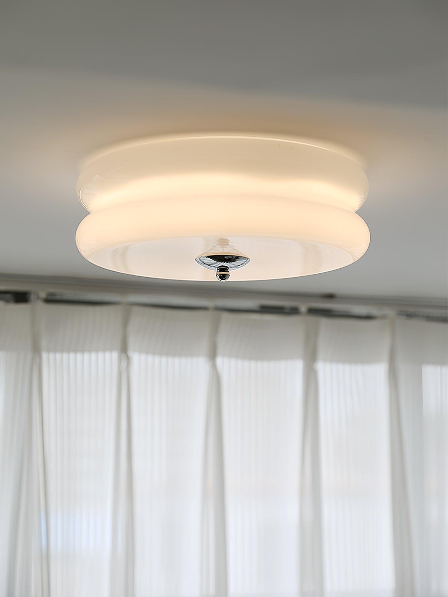 Lustra Ceiling Light Art Deco Vintage Glass-Neutral Decor