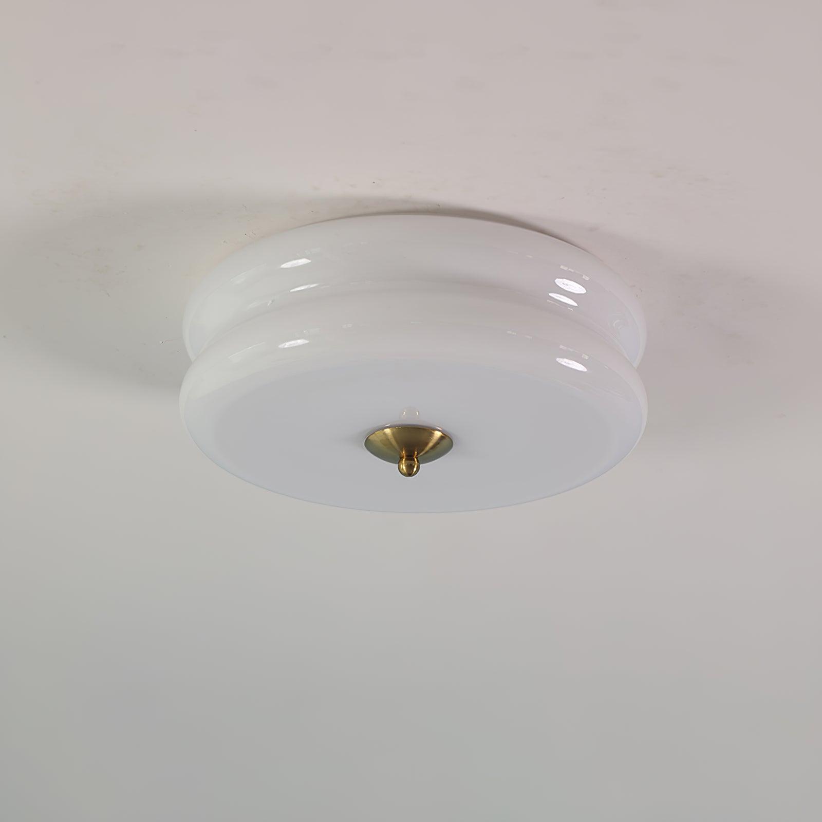 Lustra Ceiling Light Art Deco Vintage Glass-Neutral Decor