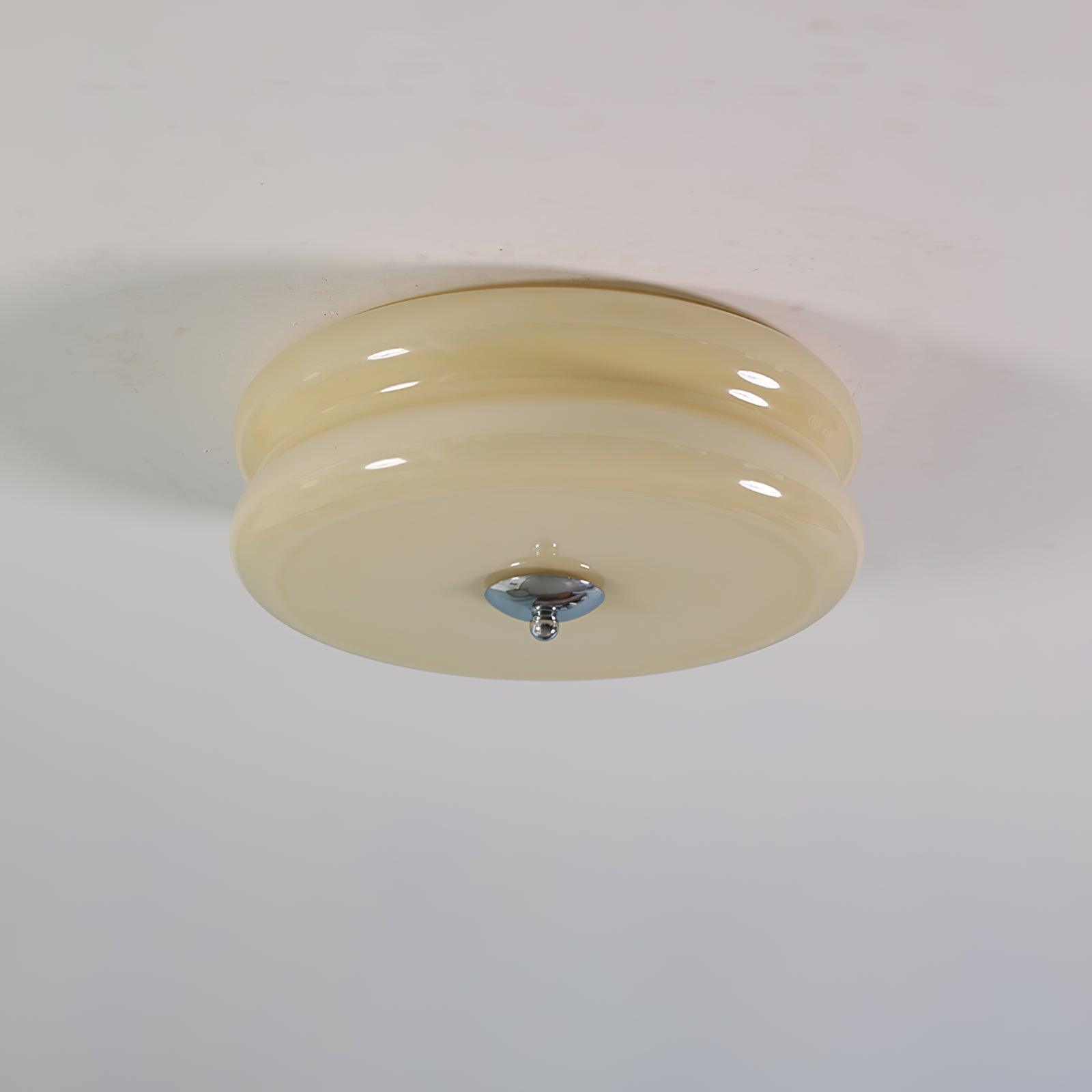 Lustra Ceiling Light Art Deco Vintage Glass-Neutral Decor
