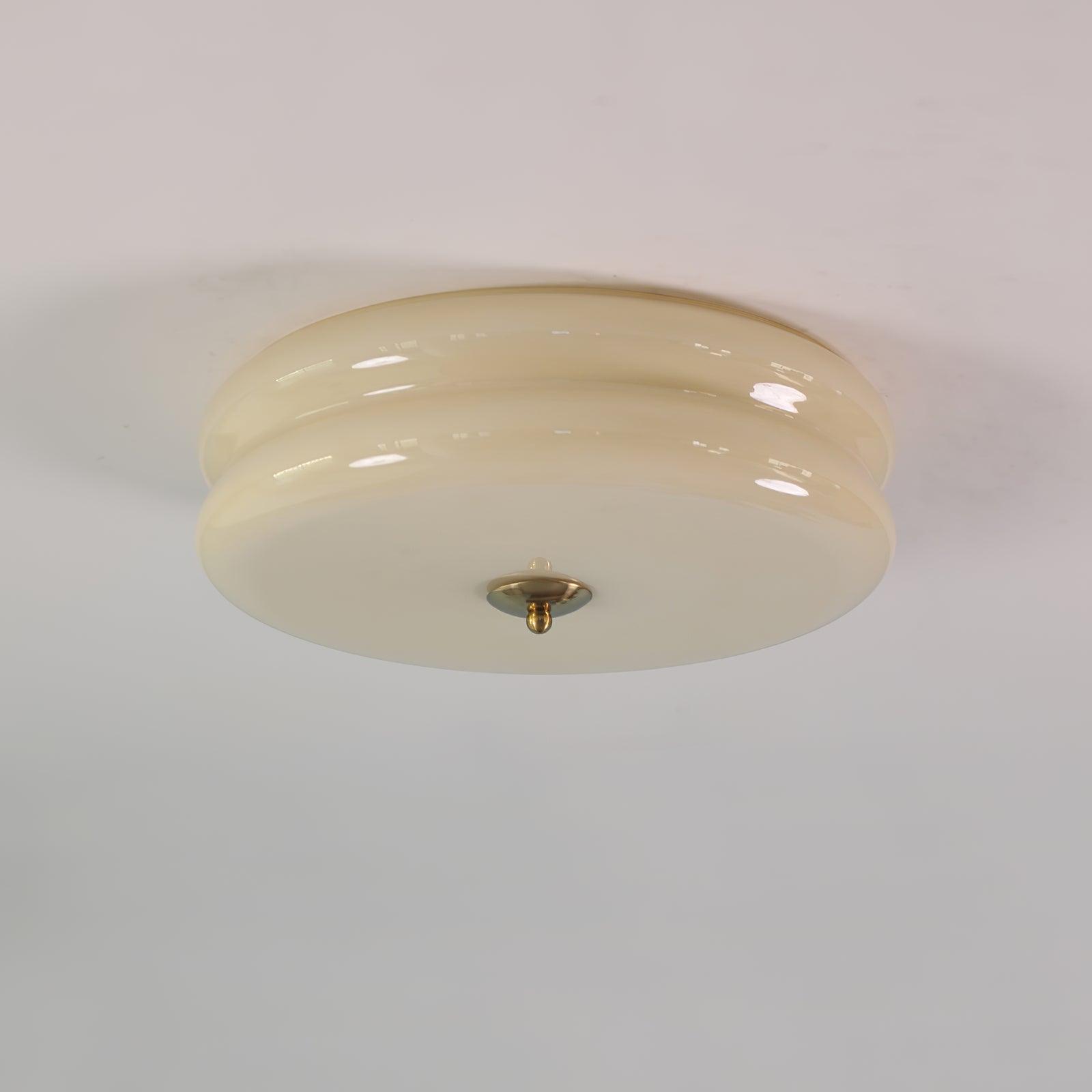 Lustra Ceiling Light Art Deco Vintage Glass-Neutral Decor