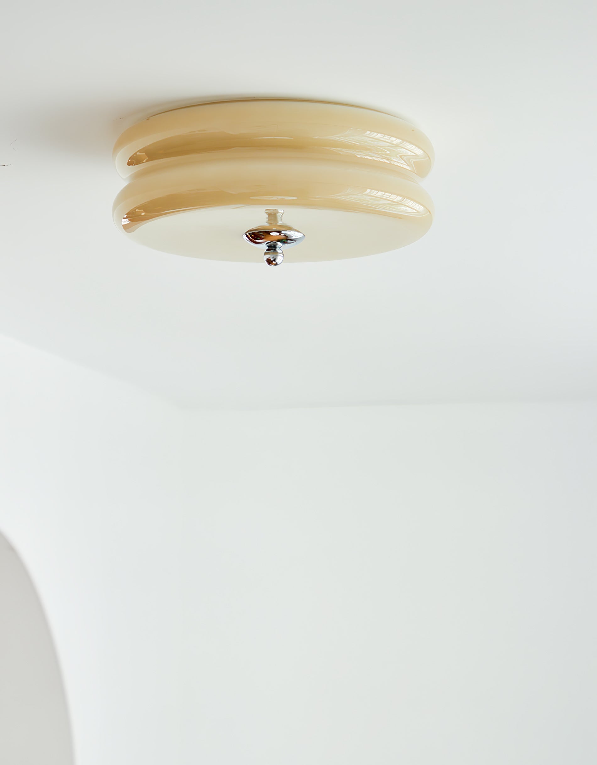 Lustra Ceiling Light Art Deco Vintage Glass-Neutral Decor