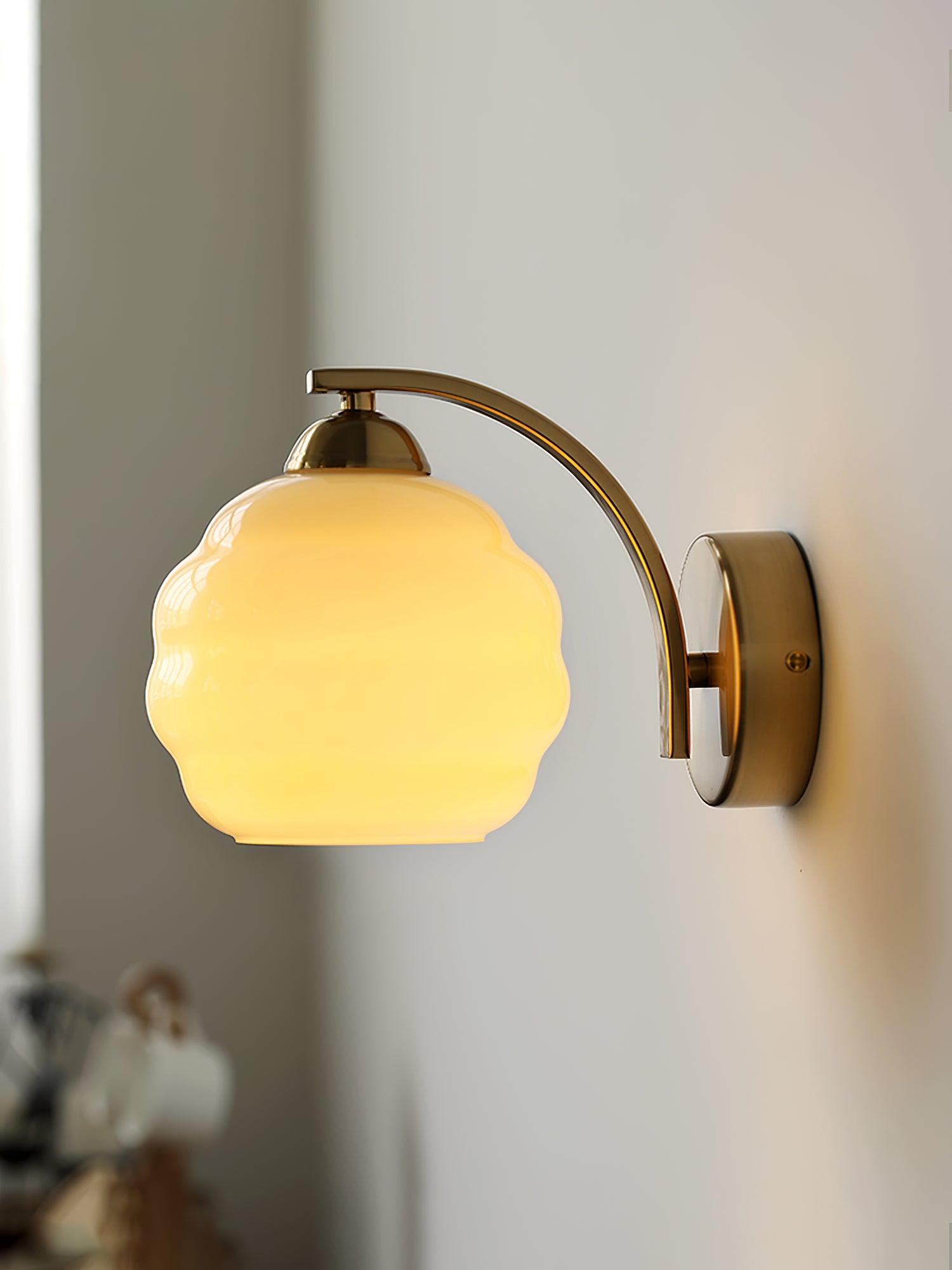 Lustra Wall Lamp Art Deco Vintage Glass-Neutral Decor