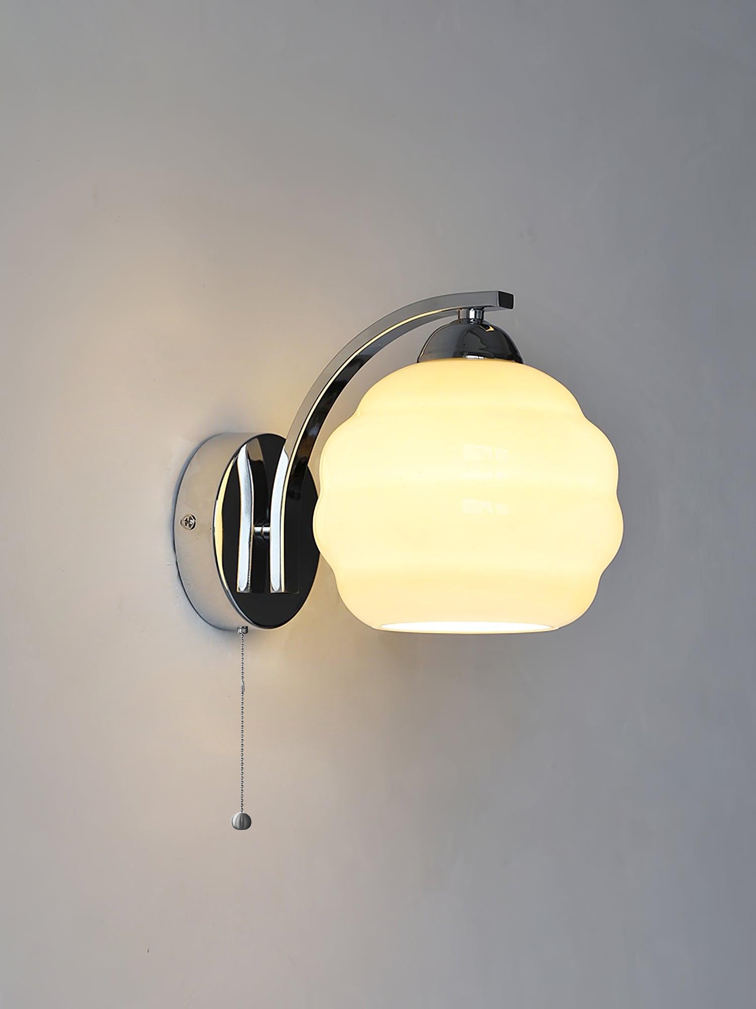 Jasenor Beauty Premium Nordic Art Glass Wall Lamp-Neutral Decor
