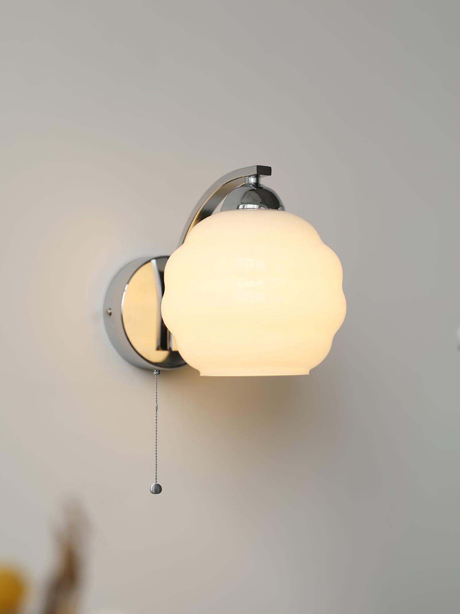 Jasenor Beauty Premium Nordic Art Glass Wall Lamp-Neutral Decor