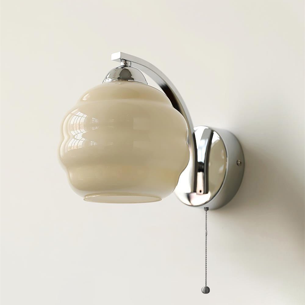 Jasenor Beauty Premium Nordic Art Glass Wall Lamp-Neutral Decor
