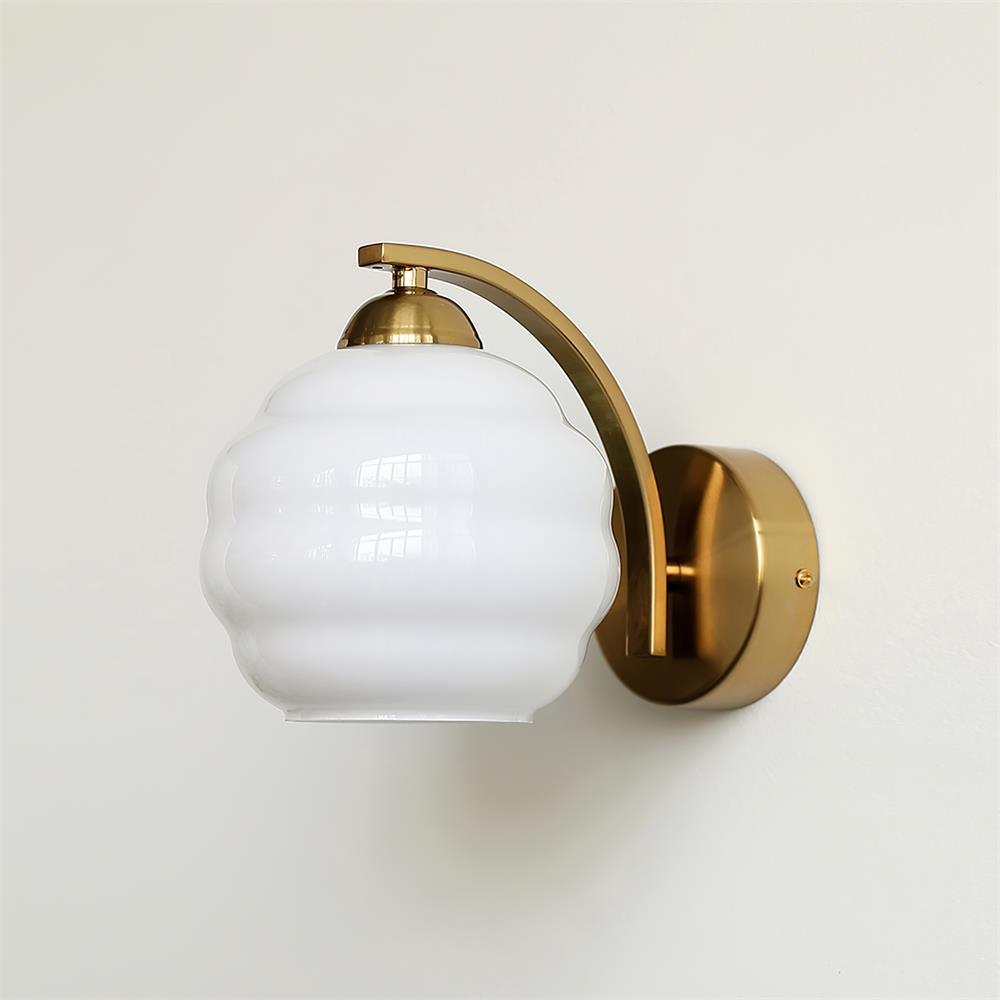 Lustra Wall Lamp Art Deco Vintage Glass-Neutral Decor