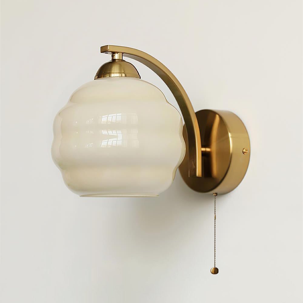 Jasenor Beauty Premium Nordic Art Glass Wall Lamp-Neutral Decor