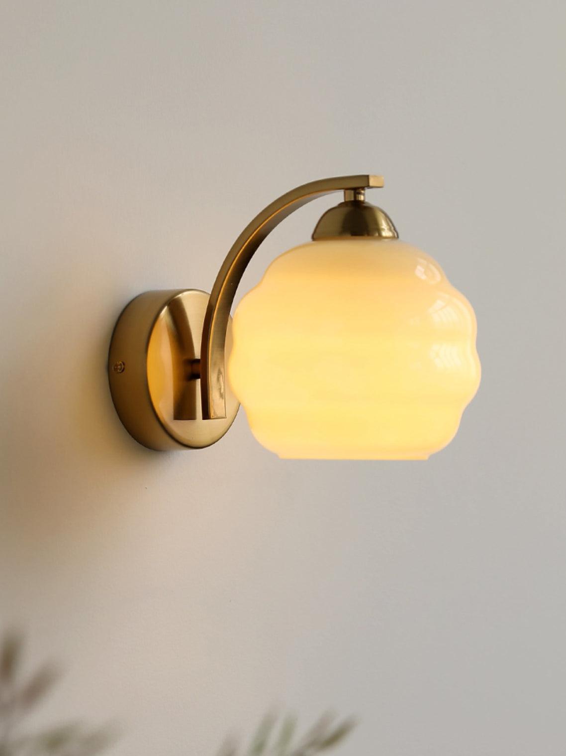 Lustra Wall Lamp Art Deco Vintage Glass-Neutral Decor