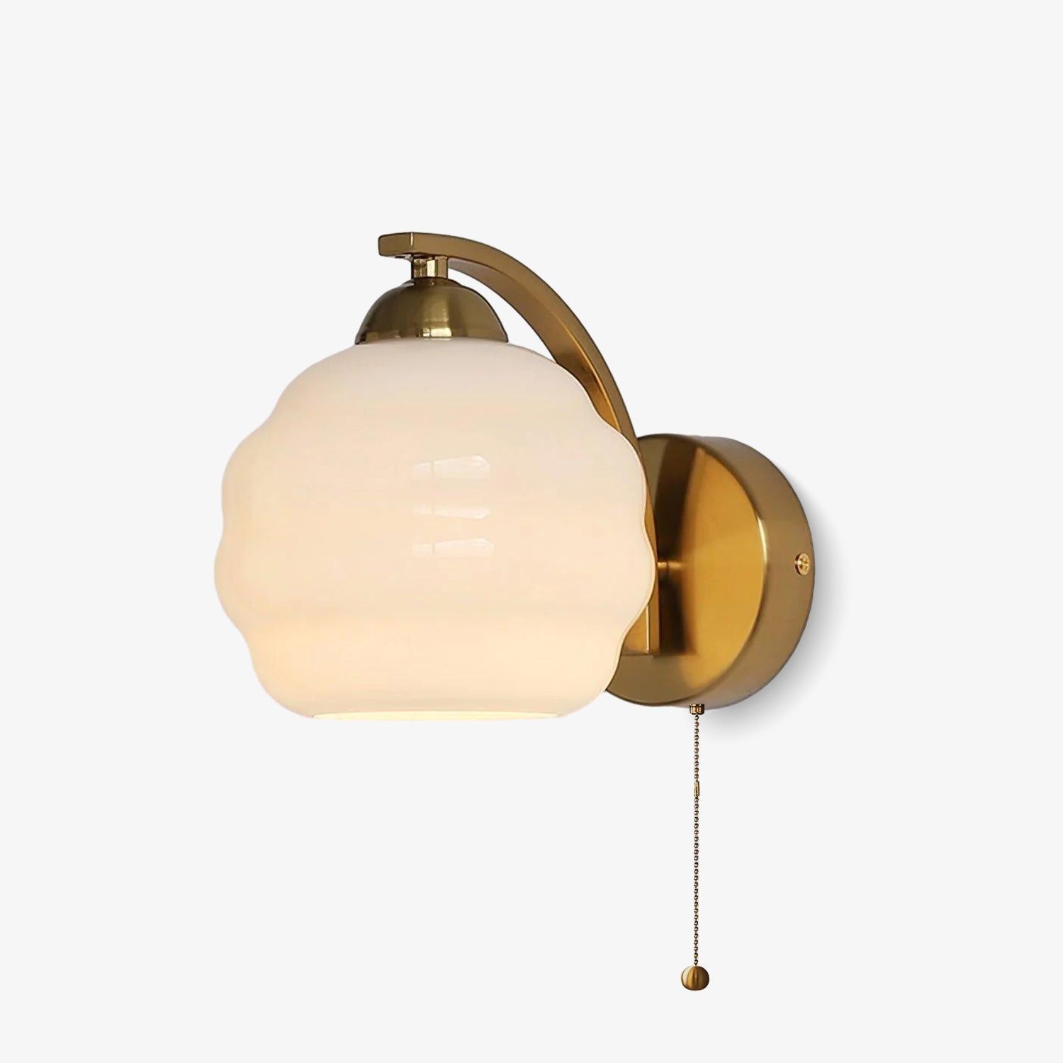 Jasenor Beauty Premium Nordic Art Glass Wall Lamp-Neutral Decor