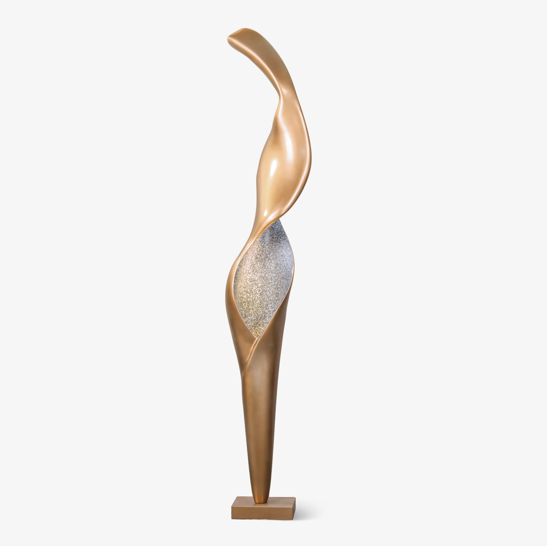 Mydorisra Sculptural Fiberglass Floor Lamp-Neutral Decor