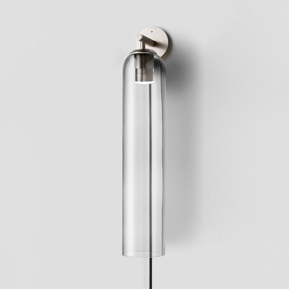 Art Glass Plug-In Sconce-Neutral Decor