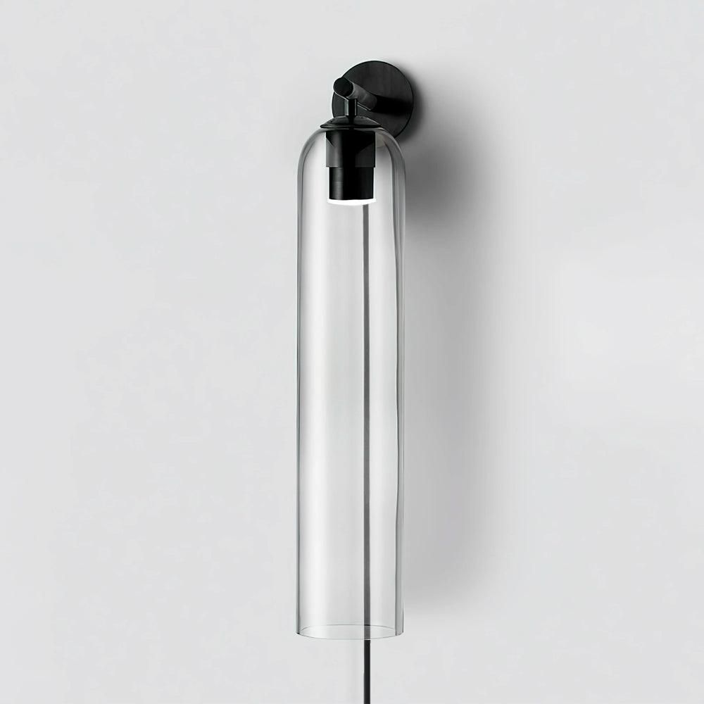 Art Glass Plug-In Sconce-Neutral Decor