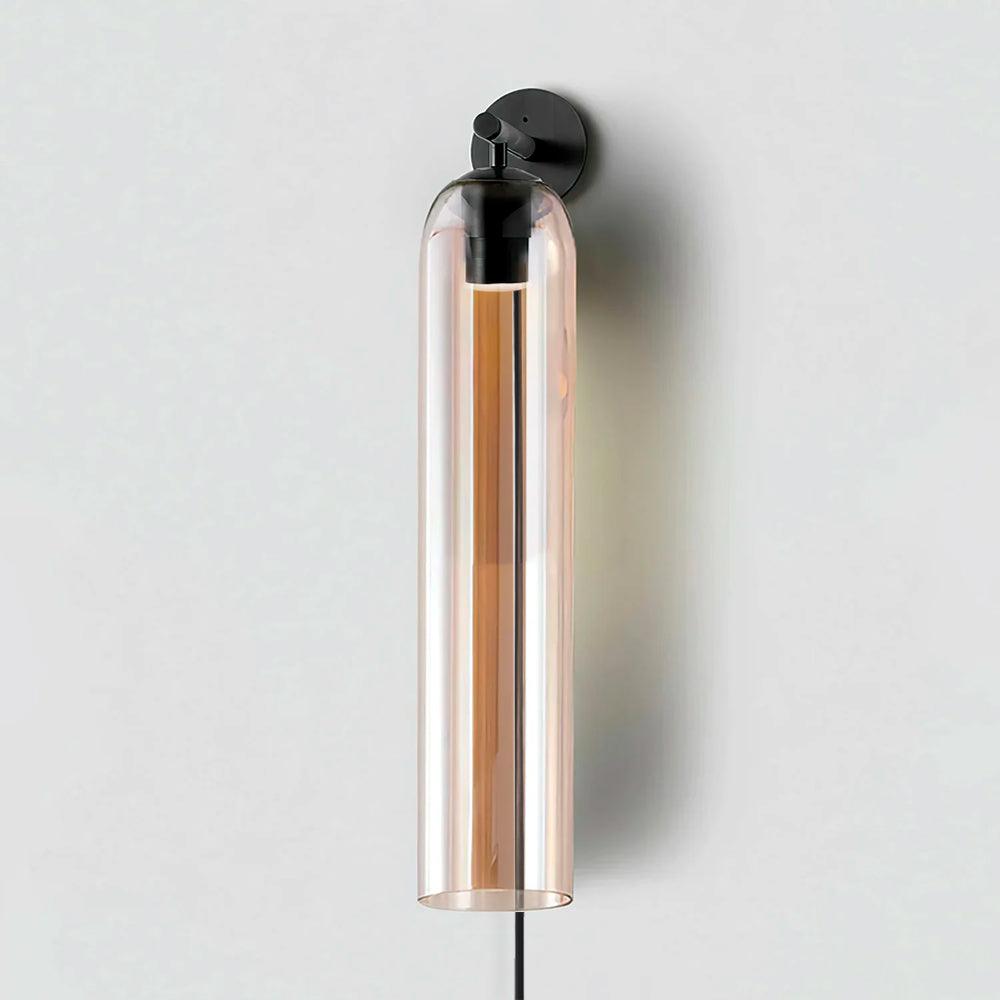 Art Glass Plug-In Sconce-Neutral Decor