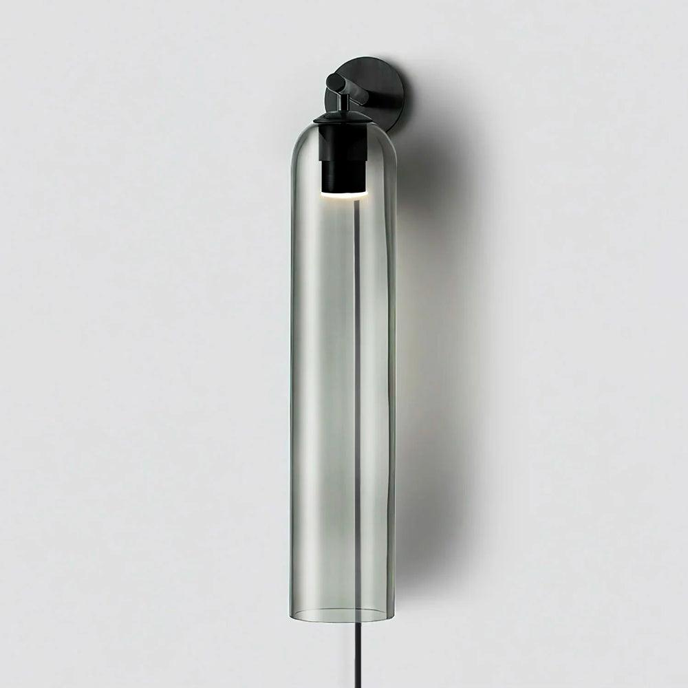 Art Glass Plug-In Sconce-Neutral Decor
