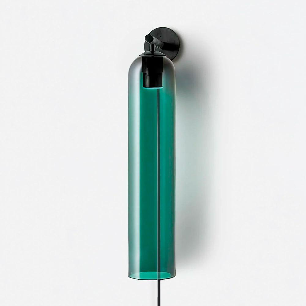 Art Glass Plug-In Sconce-Neutral Decor