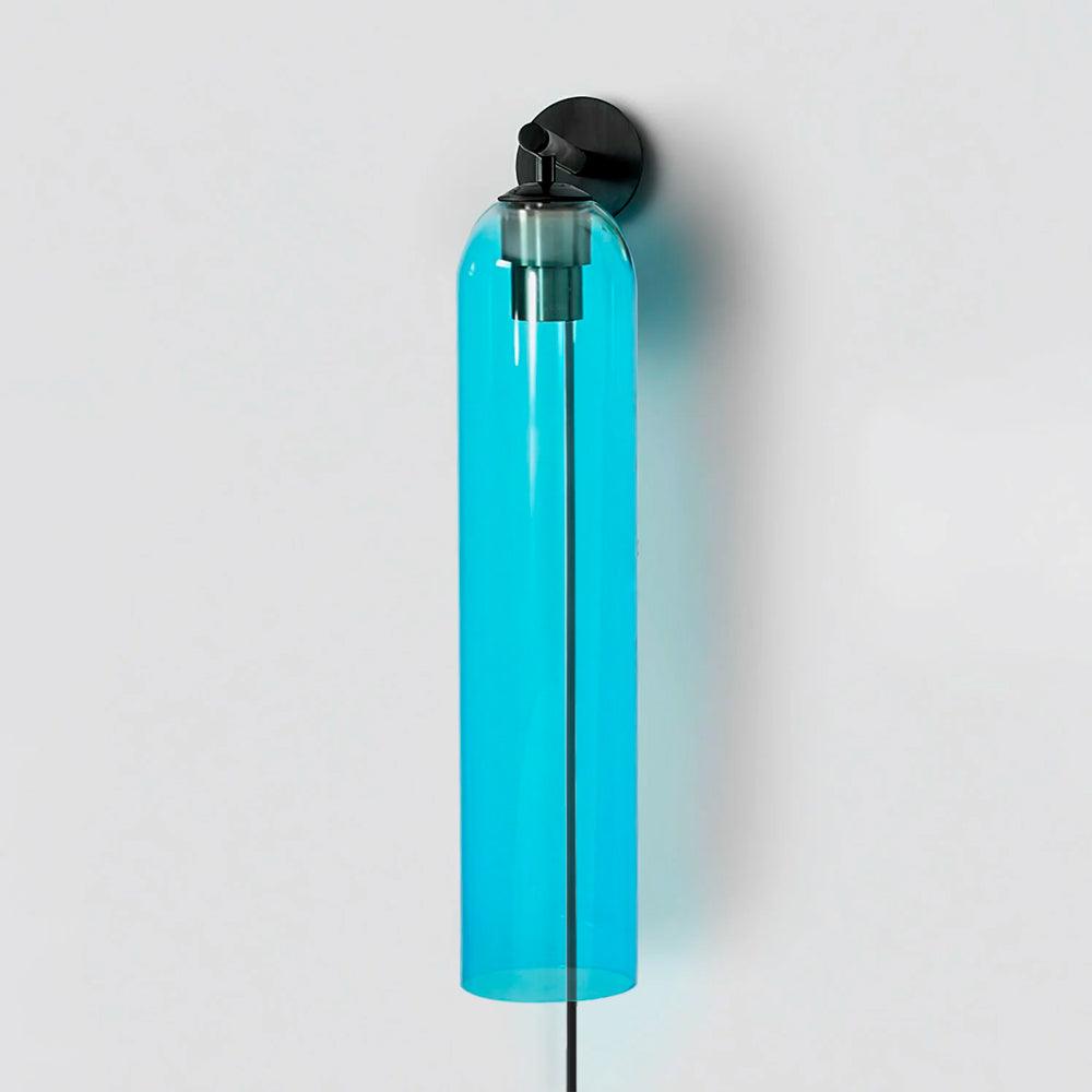 Art Glass Plug-In Sconce-Neutral Decor