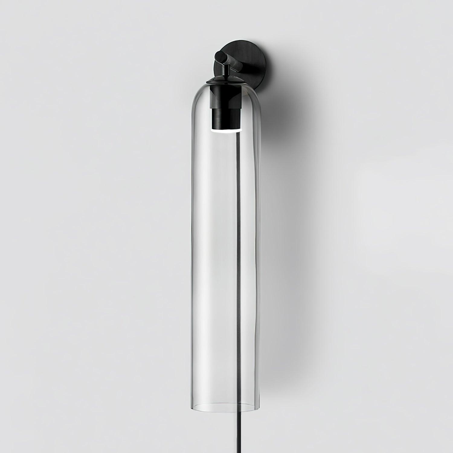 Art Glass Plug-In Sconce-Neutral Decor