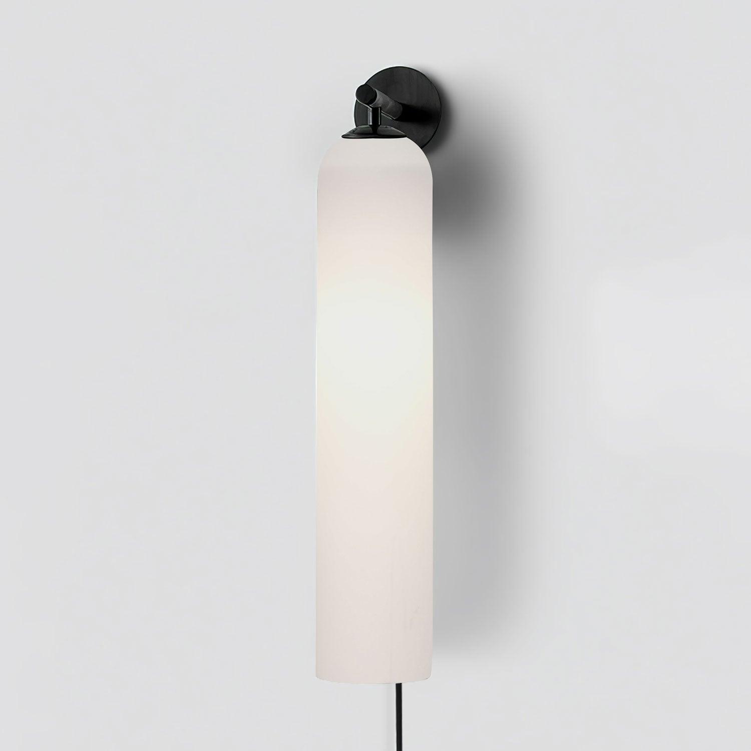 Art Glass Plug-In Sconce-Neutral Decor