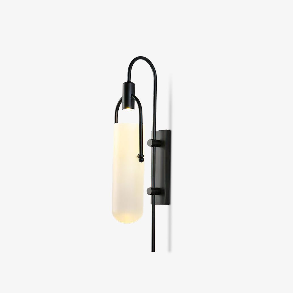 Lustra Wall Lamp Arc Glass Modern-Neutral Decor