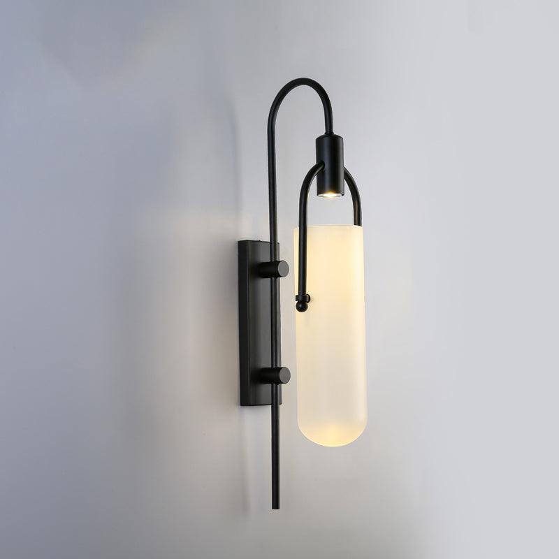 Lustra Wall Lamp Arc Glass Modern-Neutral Decor