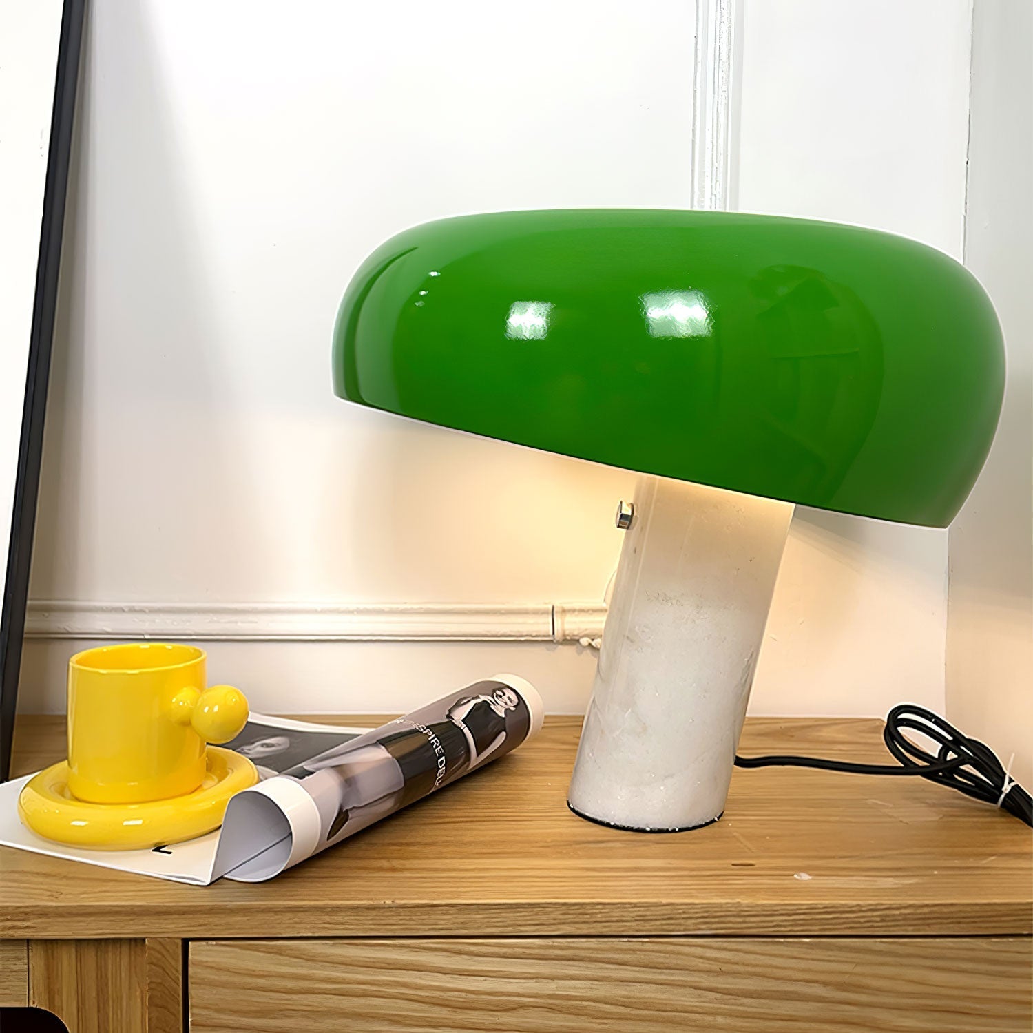 Nucleus Marble Table Lamp-Neutral Decor