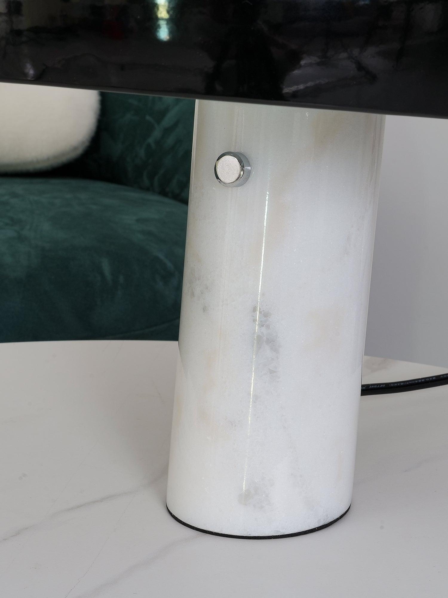 Nucleus Marble Table Lamp-Neutral Decor