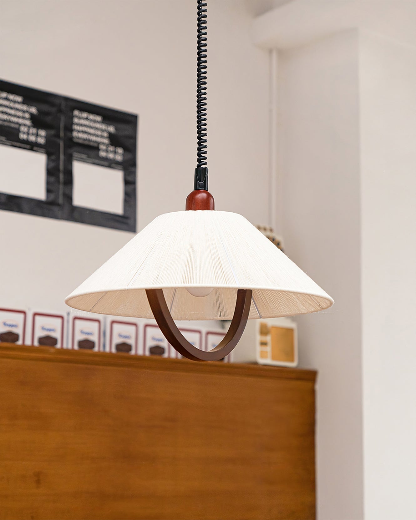 Syraeen Premium Nordic Art Wood Pendant Lamp-Neutral Decor