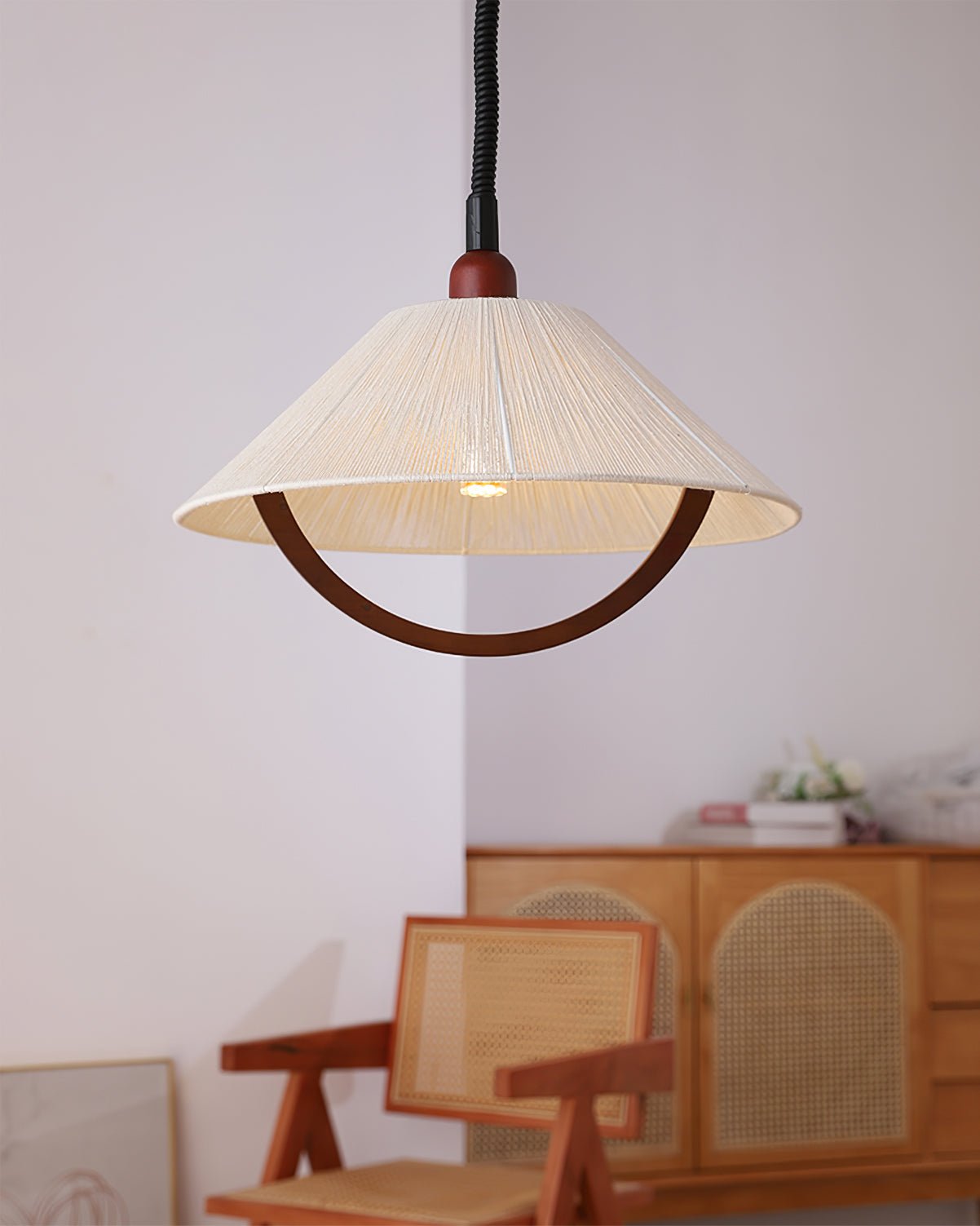 Syraeen Premium Nordic Art Wood Pendant Lamp-Neutral Decor