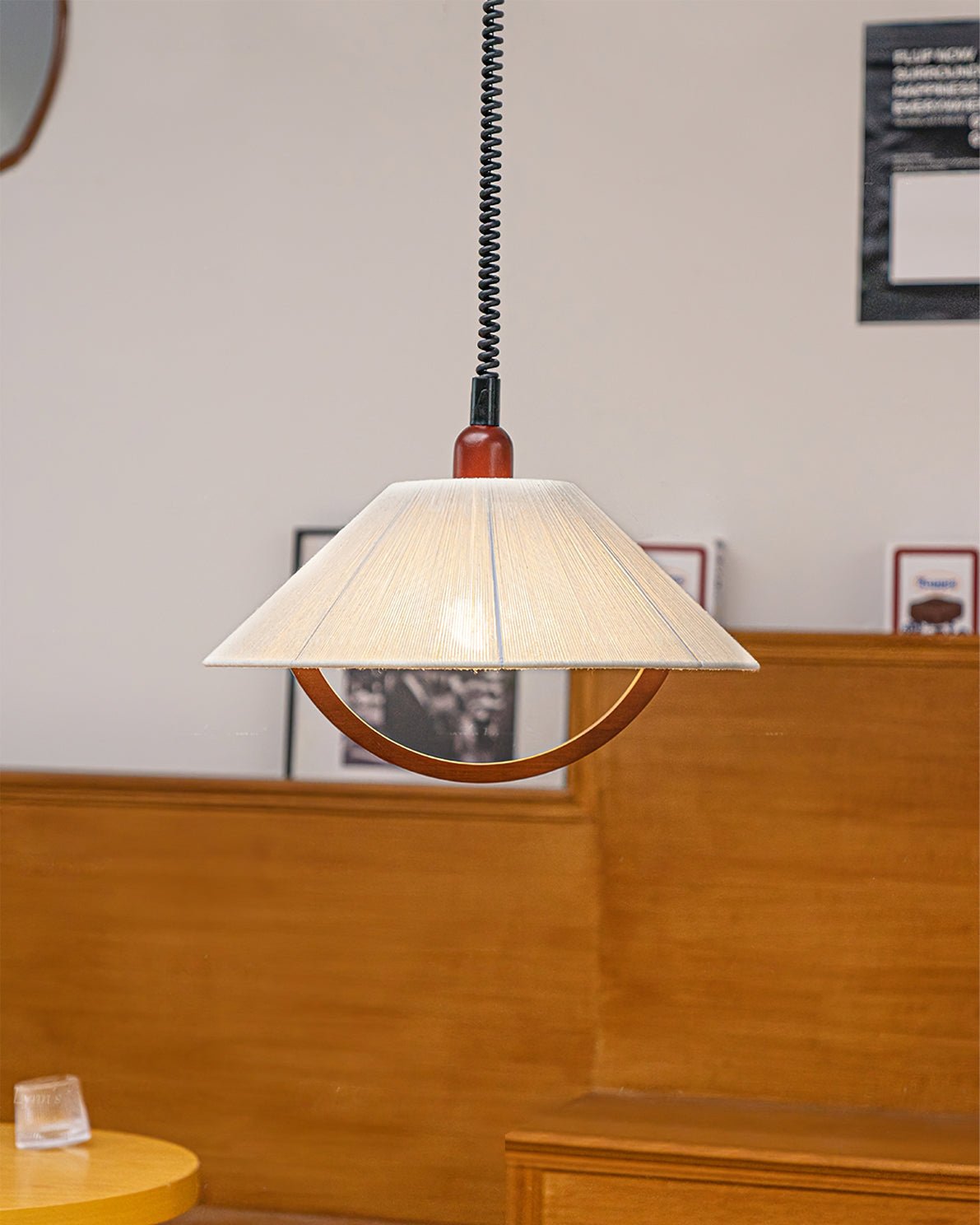 Syraeen Premium Nordic Art Wood Pendant Lamp-Neutral Decor